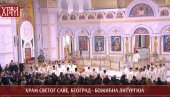 VELIKI BROJ VERNIKA U HRAMU: Patrijarh Porfirije služi Božićnu liturgiju (VIDEO)