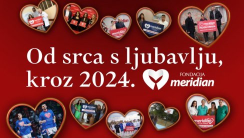 RETROSPEKTIVA 2024. GODINE: Dela, donacije i osmesi koje je Meridian fondacija ostavila iza sebe (FOTO)