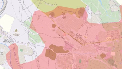 (MAPA) CEO TORECK POD RUSKOM KONTROLOM: Preostali vojnici beže iz grada