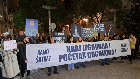 TRAŽE OSTAVKE ČELNIKA BEZBEDNOSNOG SEKTORA: Protest studentske grupe Kamo Sjutra? održan u Podgorici