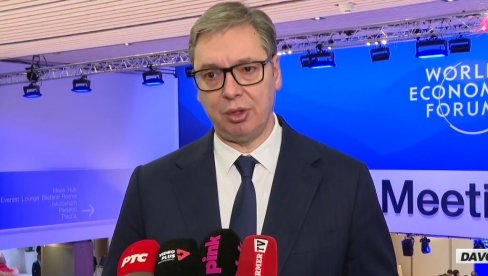 VUČIĆ IZ DAVOSA PORUČIO:Srbija će i pored pokušaja obojene revolucije imati najveću stopu rasta u Evropi