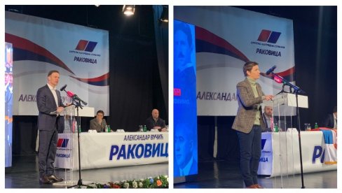 SVE IZAZOVE SMO POBEDILI ZAHVALJUJUĆI ALEKSANDRU VUČIĆU: Mali i Brnabić na panelu u Rakovici (FOTO/VIDEO)