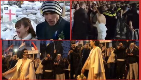 MAJDANSKA SVADBA I U NOVOM SADU: Scenario za obojene revolucije na protestu opozicije (VIDEO)