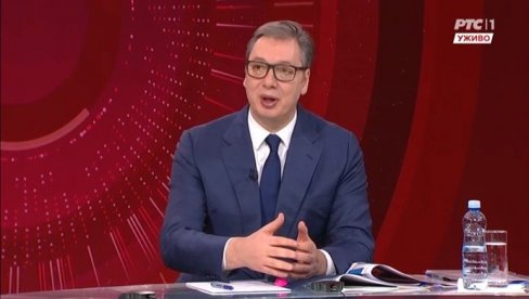 SRBIJA ĆE DA POBEDI Vučić na RTS - Mislim da će studenti biti pametniji od nekih profesora