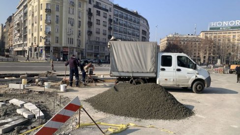 UREĐUJU OSTRVCA I NIŠE: Radovi od Trga Nikole Pašića duž Bulevara kralja Aleksandra