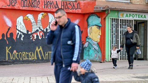 NARODE, VREME JE! Leci sa pozivom na otpor u severnom delu Kosovske Mitrovice NARODE, VREME JE! Leci sa pozivom na otpor u severnom delu Kosovske Mitrovice