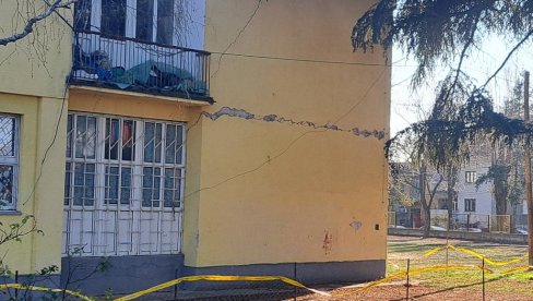 RADOVI NA LETO: Napukli zid zgrade OŠ Branislav Nušić na Voždovcu biće saniran