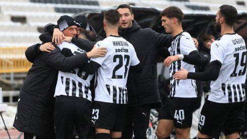 PARTIZAN UBEDLJIV U SUPERLIGI: Crno-beli razbili OFK Beograd za prvu pobedu u drugom delu prvenstva (FOTO/VIDEO)