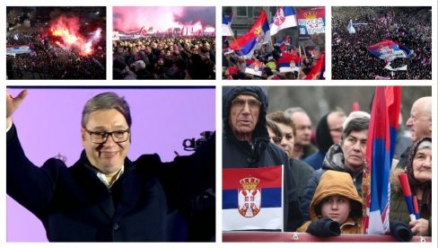 VELIKI SKUP U SREMSKOJ MITROVICI  - SNAŽAN VUČIĆEV GOVOR: Vojvodina je Srbija! Propala im je obojena revolucija, pobedila je Srbija!