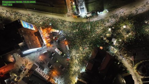 НА ПРОТЕСТУ У КРАГУЈЕВЦУ 4 ПУТА МАЊЕ ЉУДИ НЕГО НА СЛАВИЈИ! (ФОТО)