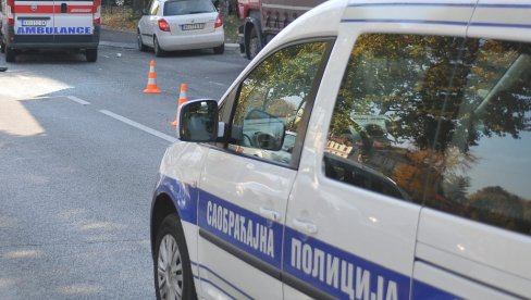 POVREĐENE DVE OSOBE:Saobraćajna nesreća na putu Kraljevo-Vrnjačka Banja