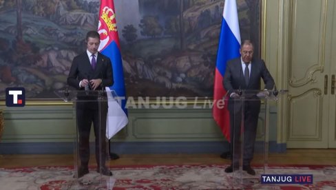 LAVROV O SANKCIJAMA NIS: Naša saradnja sa Srbijom se ne sviđa svima, koriste nepoštene mere (VIDEO)