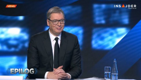 KO JE KRIV ZA PAD NADSTREŠNICE MORA DA ODGOVARA Vučić gost emisije Epilog na Insajder televiziji