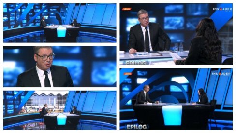 PROPALA OBOJENA REVOLCIJA, PAD NADSTREŠNICE, USAID... Vučić gost emisije Epilog na Insajder televiziji