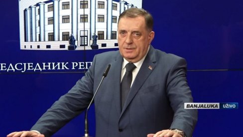 DODIK: Uputili smo poziv FBiH da razgovaramo o provođenju Dejtonskog sporazuma