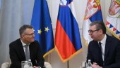 VUČIĆ PRIMIO U OPROŠTAJNU POSETU AMBASADORA SLOVENIJE: Prijateljski odnosi između naših zemalja, utemeljeni na međusobnom poštovanju i saradnji