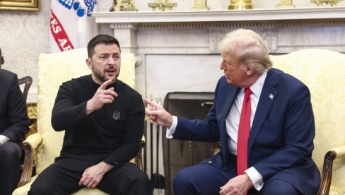 ТРАМП БАЦИО МАПЕ СА СТОЛА, ОДРЖАО ПРЕДАВАЊЕ ЗЕЛЕНСКОМ: Прихвати руске услове за окончање рата! ТРАМП БАЦИО МАПЕ СА СТОЛА, ОДРЖАО ПРЕДАВАЊЕ ЗЕЛЕНСКОМ: Прихвати руске услове за окончање рата!