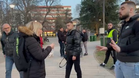 NE BLOKIRAJTE NAM PRAVO DA POLAŽEMO ISPITE Student objasnio provokatorki (VIDEO)