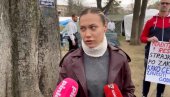 ПРЕТРПЕЛА САМ НАСИЉЕ ОД СВОЈЕ ПРОФЕСОРКЕ Ученица Марина дошла да подржи студенте који желе да уче (ВИДЕО)