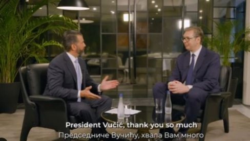 VUČIĆ PODELIO DEO PODKASTA SA DONALDOM TRAMPOM MLAĐIM: Ako se čvrsto držite svojih ubeđenja, niko ne može da vam naudi