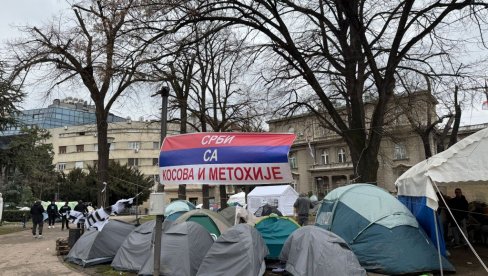 STUDENTI KOJI ŽELE DA UČE I DALJE U PIONIRSKOM PARKU: Ne odustaju od zahteva da se vrate na fakultete