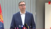 VUČIĆ SE OBRAĆA IZ BRISELA