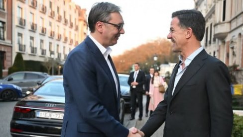 VUČIĆ SE SASTAO SA RUTEOM: Uveren sam u još bolju saradnju Srbije i NATO u budućnosti (FOTO)