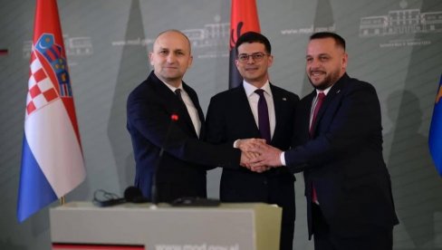 ТРОЈНИ ПАКТ НЕ МИРУЈЕ НИ У МИНХЕНУ: Састали се министар одбране Хрватске, Албаније и привремених институција у Приштини