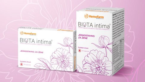 HEMOFARM ŠIRI POSLOVANJE: brend BIOTA Intima novi član portfolija za žensko zdravlje