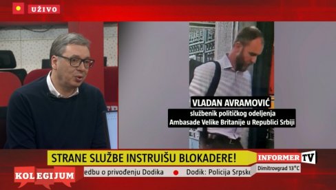 СТРАНЕ СЛУЖБЕ СУ У ЊИХ УЛАГАЛЕ ГОДИНАМА Вучић: Аврамаовић и Вотсон наговарали Бошњаке да се побуне против државе
