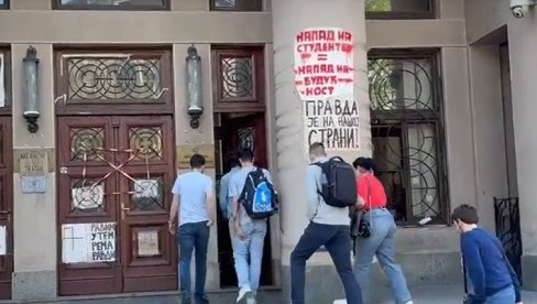 Peščanik brutalno napao studente blokadere