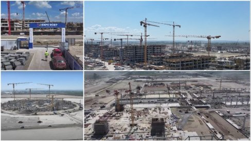 MOĆNO! Ovako izgleda gradilište EKSPO 2027 - SNIMCI DRONOM