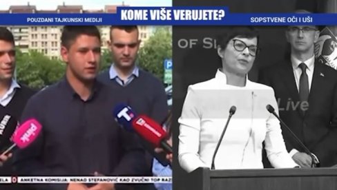 КОМЕ ВИШЕ ВЕРУЈЕТЕ? Овако су опозициони медији лагали о сусрету Марте и Кос и студената који желе да уче (ВИДЕО) КОМЕ ВИШЕ ВЕРУЈЕТЕ? Овако су опозициони медији лагали о сусрету Марте и Кос и студената који желе да уче (ВИДЕО)