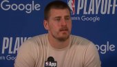 ISPRANA JE, ALI NOSIM JE ČESTO! Nikola Jokić se u posebnoj majici pojavio na konferenciji za medije