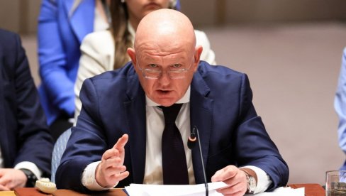 НЕБЕНЗЈА ОДУВАО ЛАЖНОГ ВИСОКОГ ПРЕДСТАВНИКА ШМИТА, ПА ИЗАШАО ИЗ САЛЕ: Нећу да те слушам, немаш право да говориш!