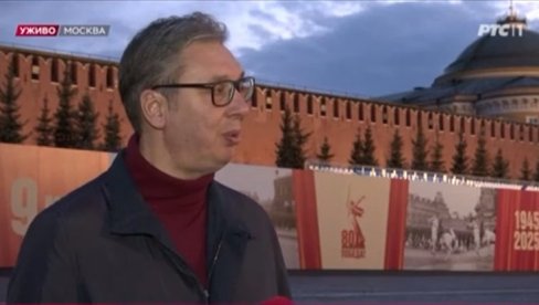 VUČIĆ O PARADI U MOSKVI: Nemamo pravo da se igramo sa revizijom prošlosti, mi smo narod koji je mnogo stradao