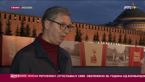 ОВДЕ САМ ЗБОГ СРБИЈЕ Вучић: Очекује ме сусрет са двојицом најмоћнијих лидера