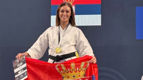 САНДРА БУНДИЋ ПРВАКИЊА СВЕТА У КАРАТЕУ: Понос Зрењанина и целе Србије!