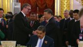 SRDAČNO: Pozdrav Vučića i Sija