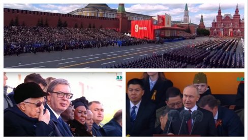 NOVOSTI U MOSKVI, POČELA VELIKA PARADA: Trijumf nad zlom najvećim u istoriji (FOTO/VIDEO) NOVOSTI U MOSKVI, POČELA VELIKA PARADA: Trijumf nad zlom najvećim u istoriji (FOTO/VIDEO)