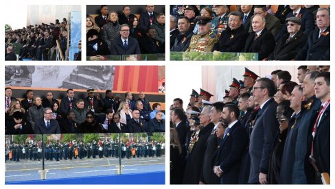 NA PONOS SRBIJI: Predsednik Vučić iz prvog reda prati Paradu pobede (FOTO) NA PONOS SRBIJI: Predsednik Vučić iz prvog reda prati Paradu pobede (FOTO)