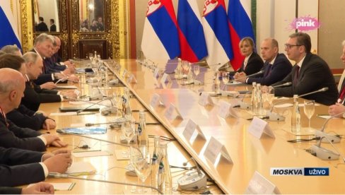 САМИТ ПУТИНА И ВУЧИЋА: Ценимо што сте дошли упркос притисцима САМИТ ПУТИНА И ВУЧИЋА: Ценимо што сте дошли упркос притисцима