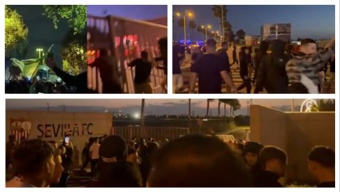 BESNI HULIGANI JURILI GUDELJA I SAIGRAČE: Strašne scene u Sevilji, navijači upali u trening centar (VIDEO) BESNI HULIGANI JURILI GUDELJA I SAIGRAČE: Strašne scene u Sevilji, navijači upali u trening centar (VIDEO)
