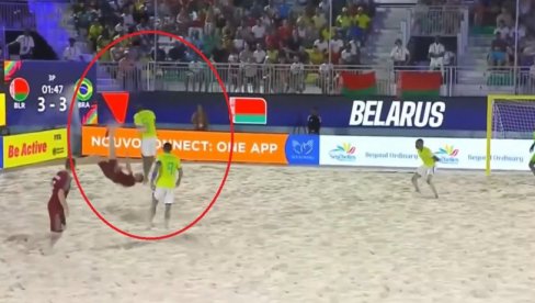 ЧУДО НЕВИЂЕНО: Пустили Белорусију на Светско првенство у фудбалу на песку, а она заиграла у финалу против Бразила и деси се - ОВО (ВИДЕО) ЧУДО НЕВИЂЕНО: Пустили Белорусију на Светско првенство у фудбалу на песку, а она заиграла у финалу против Бразила и деси се - ОВО (ВИДЕО)