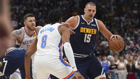 PRENOS, DENVER - OKLAHOMA: Kakva utakmica, Jokić se probudio! (VIDEO)