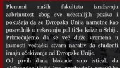 TUČA MEĐU BLOKADERIMA SE NASTAVLJA: Filozofski se ogradio od EU (FOTO) TUČA MEĐU BLOKADERIMA SE NASTAVLJA: Filozofski se ogradio od EU (FOTO)