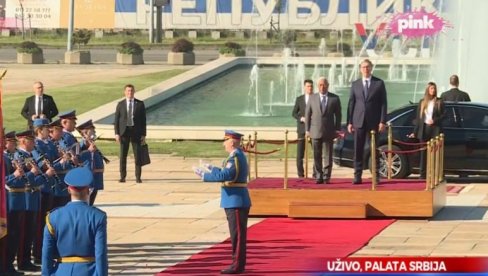 VUČIĆ SA KOŠTOM: Počeo sastanak u Palati Srbija (VIDEO)