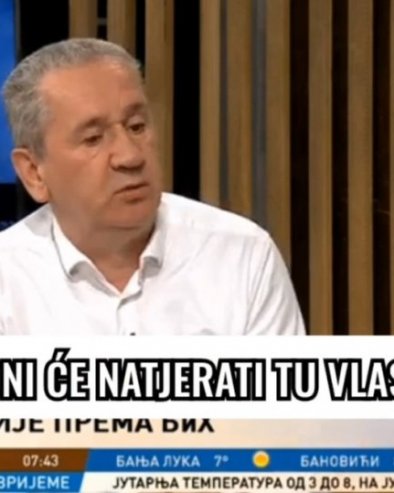 БОСАНСКИ СРБОМРЗАЦ НАЗВАО НАШ НАРОД ГЕНОЦИДНИМ, НАПАО ВУЧИЋА, ПА ПОДРЖАО БЛОКАДЕРЕ: Захваљује Богу на протестима! (ВИДЕО)