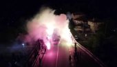 UVERTIRA ZA UTAKMICU GODINE: Delije dočekale fudbalere Zvezde u Novom Pazaru (VIDEO)