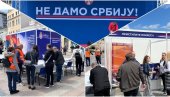 СВЕНАРОДНИ САБОР У НИШУ: Пристојна Србија се окупља, гужве на штандовима за приступ Покрету